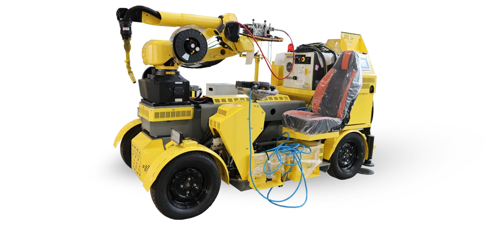 Self-driving all-scene large piece welding robot